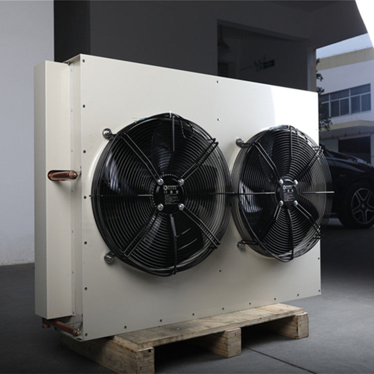 A vertical side mounted condenser with good air guiding effect and beautiful appearance, suitable for refrigerants such as R404A, R507A, R4481, R22, etc
