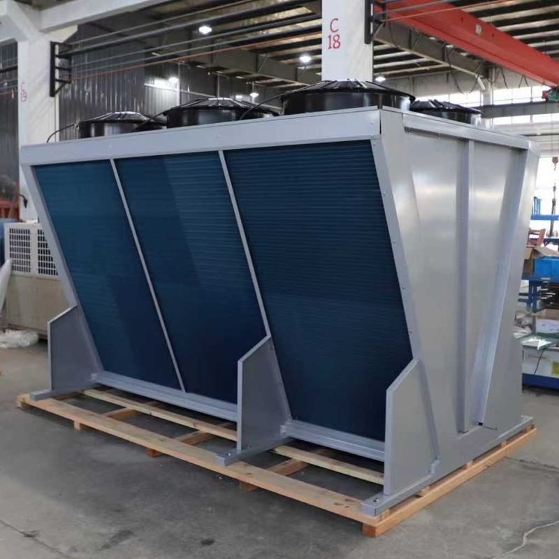 Suitable for V-shaped condensers with high heat transfer requirements, equipped with 3P/380V/50Hz power supply, meeting the needs of refrigerants such as R404A, R507A, R134a, etc