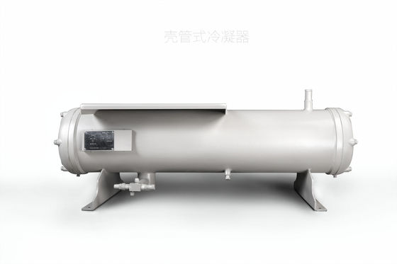 Bộ thu chất lỏng nằm ngang ống đồng Shell Bộ thu làm lạnh tiêu chuẩn